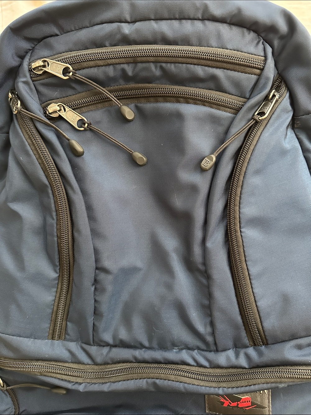 Tom Bihn Synik 30 in Navy + 2 TB packing cubes & 3D Clear Organizer in NW Sky - Picture 6 of 8